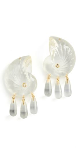 éliou éliou Comporta Earrings Clear One