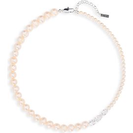 Éliou Éliou Madre Pearl & Cubic Zirconia Necklace