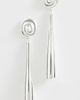 éliou éliou Onda Earrings Silver One - 2