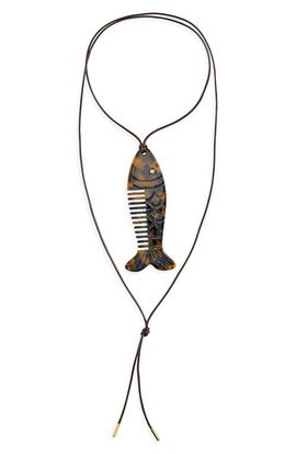Éliou Éliou Trout Comb Lariat Necklace