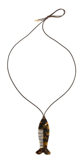 éliou éliou Trout Comb Necklace Brown One