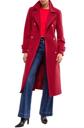 Lipsy Lipsy Belted Double Breasted Coat