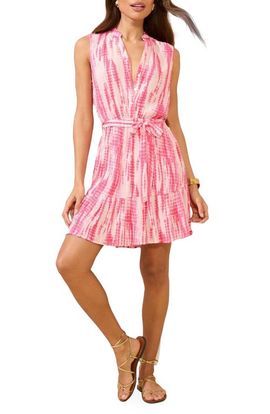 Lipsy Lipsy Blurred Print Sleeveless Dress