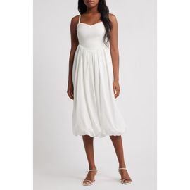 Lipsy Lipsy Cami Puffball Drop Waist Midi Dress