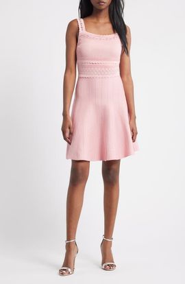 Lipsy Lipsy Embellished Fit & Flare Dress