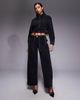 Liquor N Poker Liquor N Poker baggy chain detail jeans in black - part of a set - 1