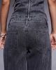 Liquor N Poker Liquor N Poker baggy fit jeans with buckle detail in washed black - part of a set - 4
