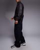 Liquor N Poker Liquor N Poker baggy spliced side pocket jeans in black - 2