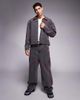 Liquor N Poker Liquor N Poker baseball embroidery detailing baggy jeans in black - part of a set - 1