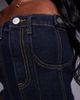 Liquor N Poker Liquor N Poker denim bandeau crop top in dark wash blue - 4