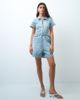 Liquor N Poker Liquor N Poker denim belted embellished romper in blue wash - 2