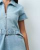 Liquor N Poker Liquor N Poker denim belted embellished romper in blue wash - 3