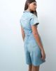 Liquor N Poker Liquor N Poker denim belted embellished romper in blue wash - 4