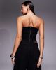 Liquor N Poker Liquor N Poker denim embellished corset top in black - part of a set - 4