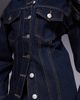Liquor N Poker Liquor N Poker denim jacket with cinch waist in dark wash-Blue - 2