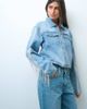 Liquor N Poker Liquor N Poker fringe detail denim jacket set in blue wash - 1