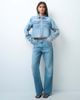 Liquor N Poker Liquor N Poker fringe detail denim jacket set in blue wash - 3