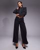 Liquor N Poker Liquor N Poker mid rise straight jeans with diamante seam detail in washed black - part of a set - 1