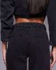 Liquor N Poker Liquor N Poker mid rise straight jeans with diamante seam detail in washed black - part of a set - 4
