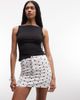 Liquor N Poker Liquor N Poker polka dot mini skirt in white-Multi - 1