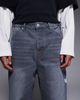 Liquor N Poker Liquor N Poker reign baggy print jeans in gray wash - 4