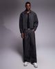 Liquor N Poker Liquor N Poker relaxed baggy jeans in black pinstripe - part of a set - 1