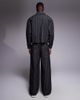 Liquor N Poker Liquor N Poker relaxed baggy jeans in black pinstripe - part of a set - 2
