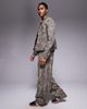Liquor N Poker Liquor N Poker relaxed baggy jeans in olive snake print - part of a set-Multi - 2