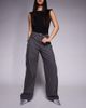 Liquor N Poker Liquor N Poker relaxed mid rise jeans with diamante eyelet detail in black - 1