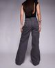 Liquor N Poker Liquor N Poker relaxed mid rise jeans with diamante eyelet detail in black - 3