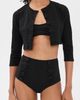 Lisa Marie Fernandez Lisa Marie Fernandez Cardigan Black Seersucker - 5