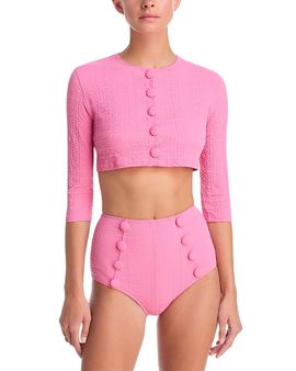 Lisa Marie Fernandez Lisa Marie Fernandez Cardigan Swim Top
