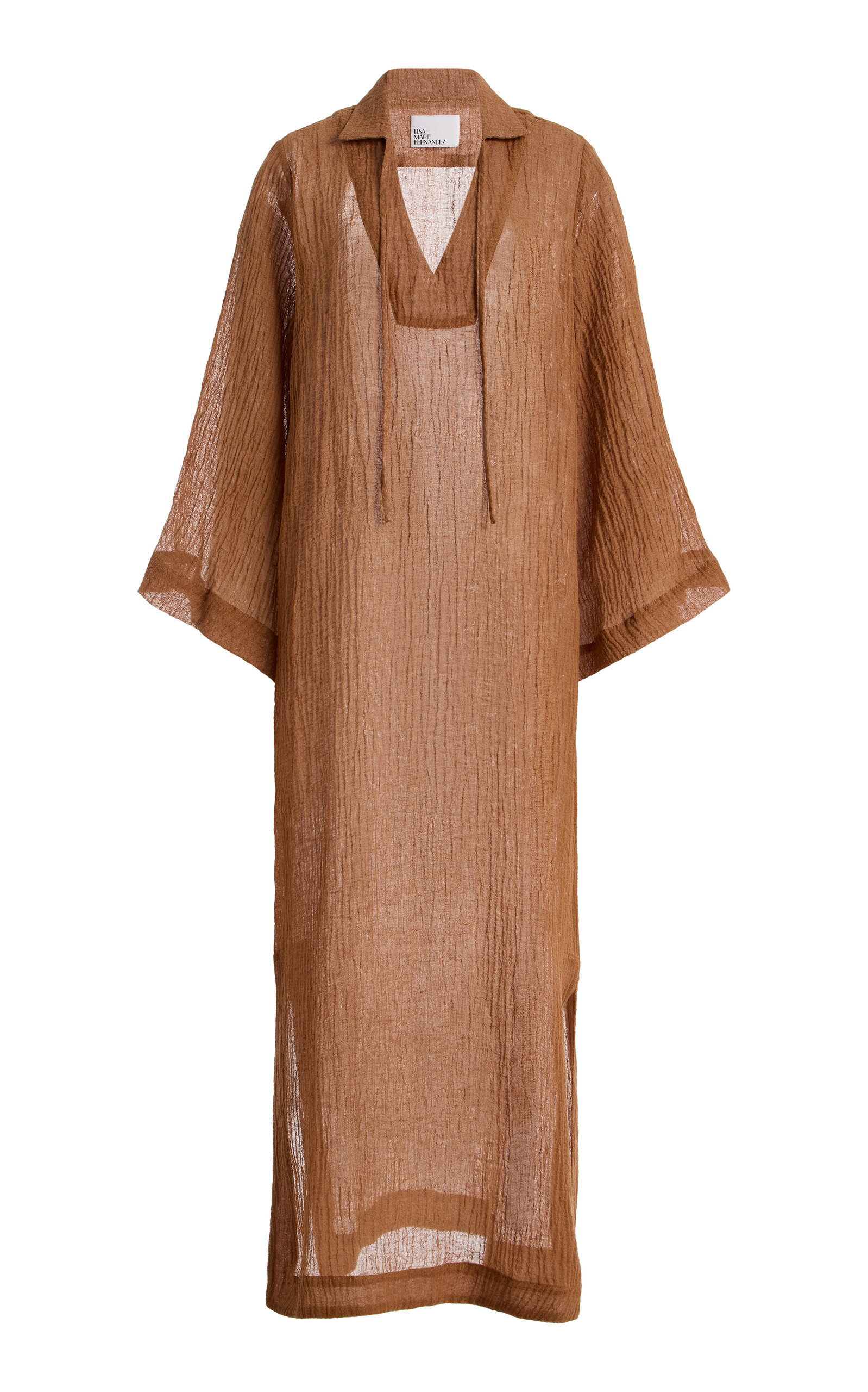 Lisa Marie Fernandez Lisa Marie Fernandez LinenBlend Gauze Tunic Caftan