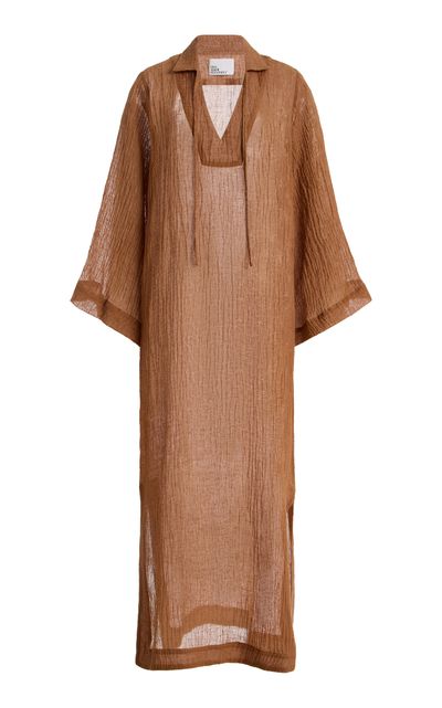 Lisa Marie Fernandez Lisa Marie Fernandez LinenBlend Gauze Tunic Caftan