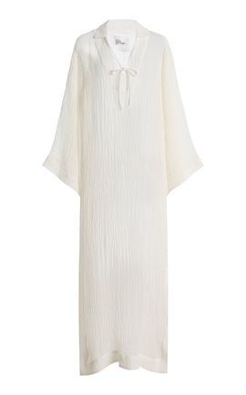 Lisa Marie Fernandez Lisa Marie Fernandez LinenBlend Maxi Tunic Caftan