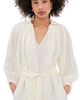 Lisa Marie Fernandez Lisa Marie Fernandez Poet Mini Dress White Organic Gauze - 1