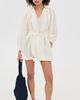 Lisa Marie Fernandez Lisa Marie Fernandez Poet Mini Dress White Organic Gauze - 5
