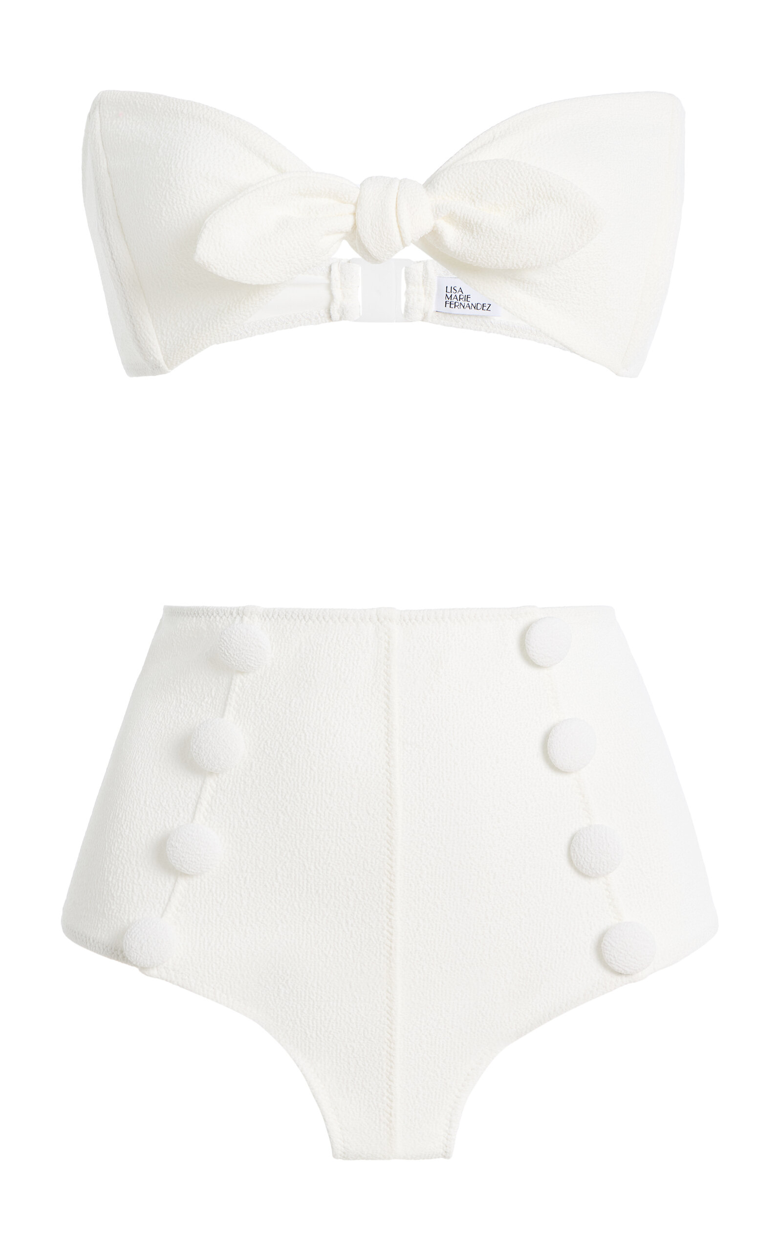 Lisa Marie Fernandez Lisa Marie Fernandez Poppy HighWaist Jacquard Bikini