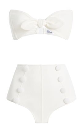 Lisa Marie Fernandez Lisa Marie Fernandez Poppy HighWaist Jacquard Bikini
