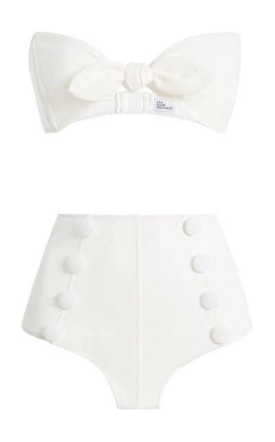Lisa Marie Fernandez Lisa Marie Fernandez Poppy HighWaist Jacquard Bikini