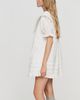 Lisa Says Gah 100% Cotton Puff-Sleeve Mini Dress - 4