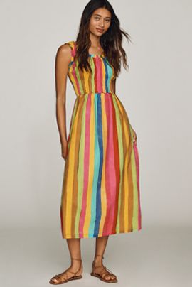 Lisa Says Gah Annie Cotton Midi Dress