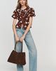 Lisa Says Gah Bonnie 100% Cotton Puff-Sleeve Blouse - 2