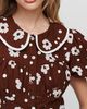 Lisa Says Gah Bonnie 100% Cotton Puff-Sleeve Blouse - 3