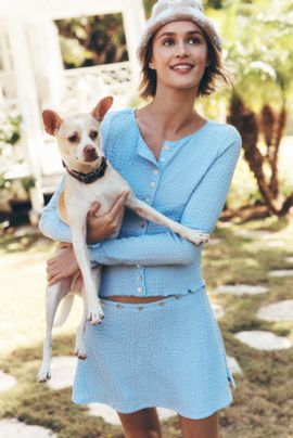 Lisa Says Gah Buttondown Long-Sleeve Top