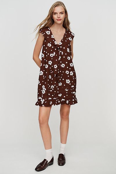Lisa Says Gah Frances 100% Cotton Mini Dress