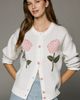 Lisa Says Gah Lauda Wool Blend Cardigan Sweater - 1