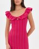 Lisa Says Gah Lisa Says Gah Eloise Mini Dress Raspberry Stripe - 2