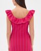 Lisa Says Gah Lisa Says Gah Eloise Mini Dress Raspberry Stripe - 3