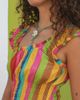 Lisa Says Gah Lisa Says Gah Flower Beaded Necklace in White/Green, Women's at Urban Outfitters - 3